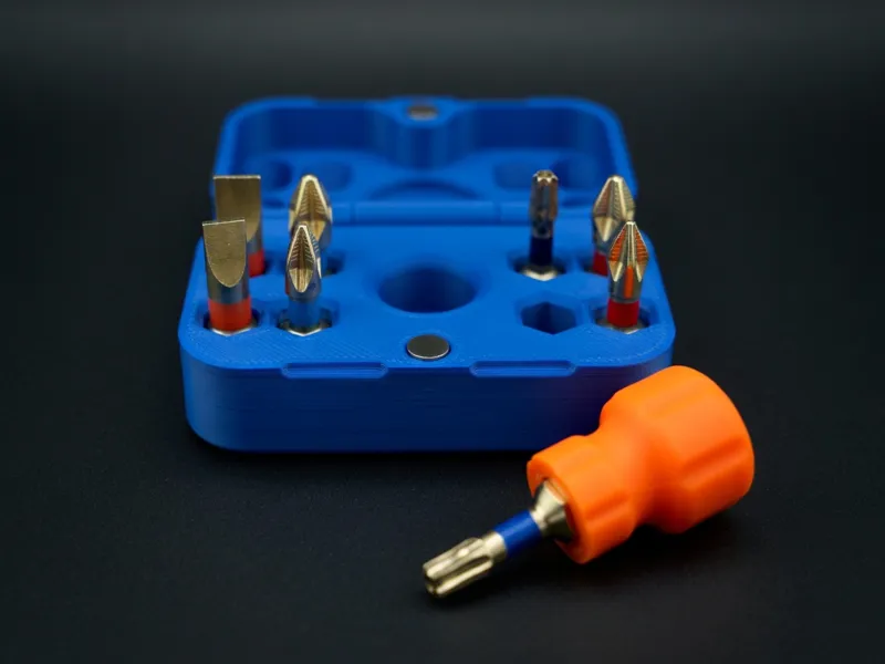 Compact Bit Box for Hex Bits & Micro Screwdriver