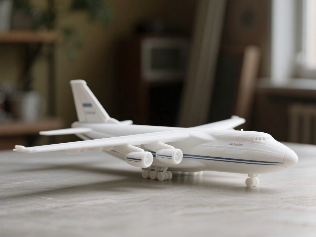 Miniatura 1 do modelo 3D 震撼巨制！安-124“鲁斯兰”重型运输机模型——致敬空中货运传奇