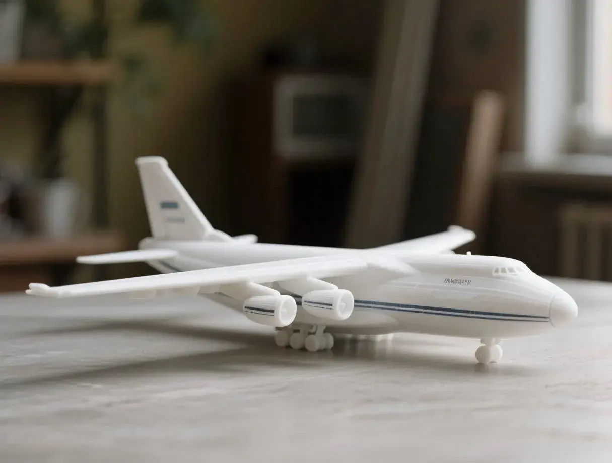 Miniatura 2 do modelo 3D 震撼巨制！安-124“鲁斯兰”重型运输机模型——致敬空中货运传奇