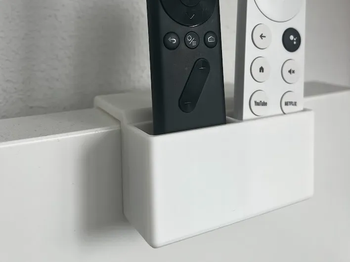 Ikea Malm bed headboard - remote control holder