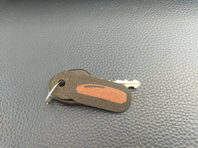 Key chain tags for roof box and roof rack