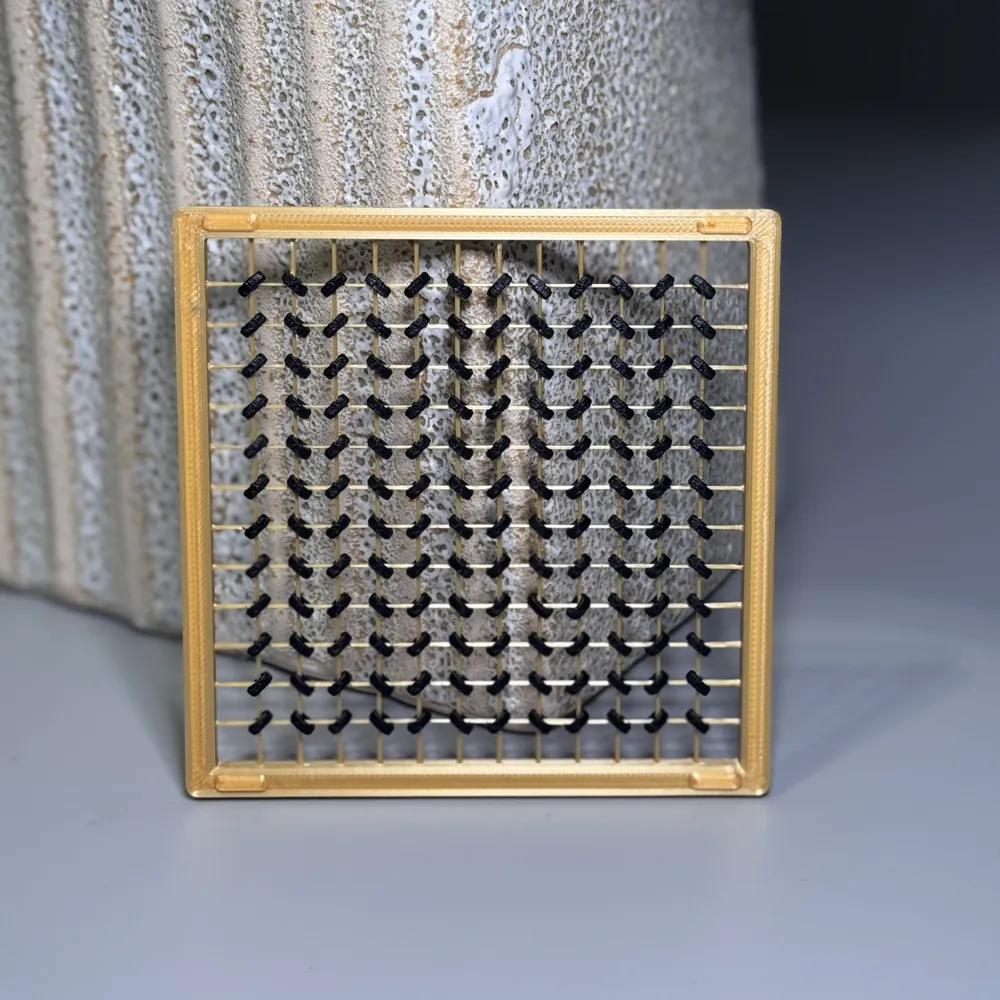 Memory String Frame Vintage Magnetic-Core Memory Stacking String Art by Joshuaisodd ...