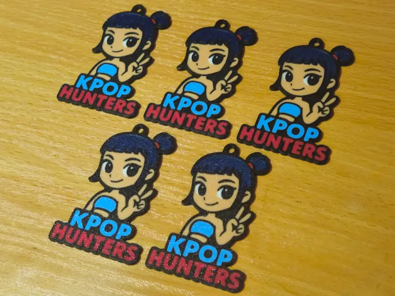 KPOP Demon Hunters like Zoey Gift Keychain Kids