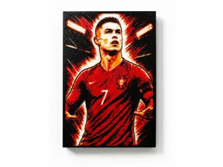 Cristiano Ronaldo Portugal CALMA Wall Art