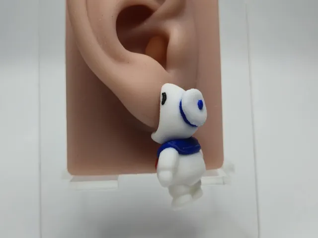 Stay Puft Chomper Earrings
