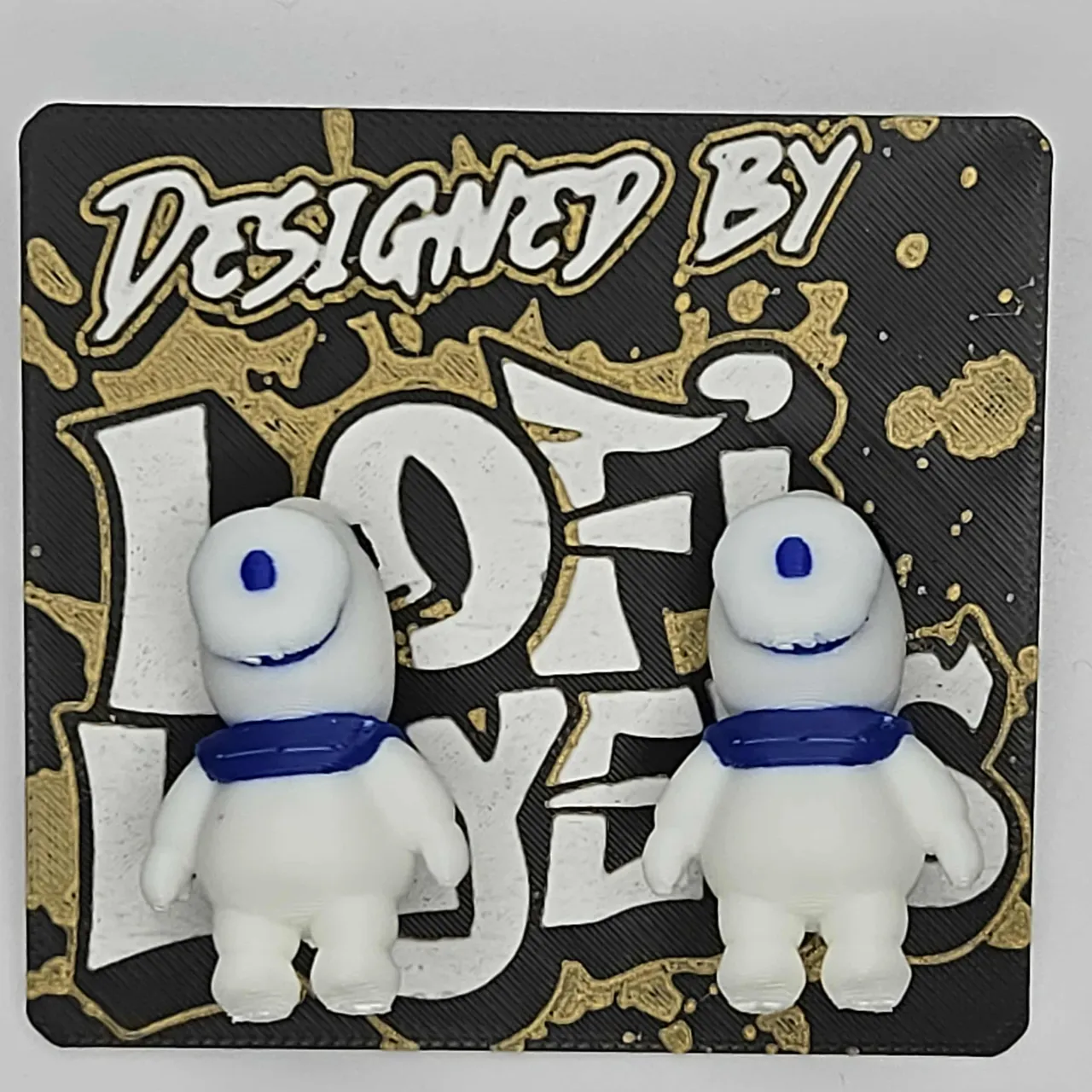 Stay Puft Chomper Earrings view 3