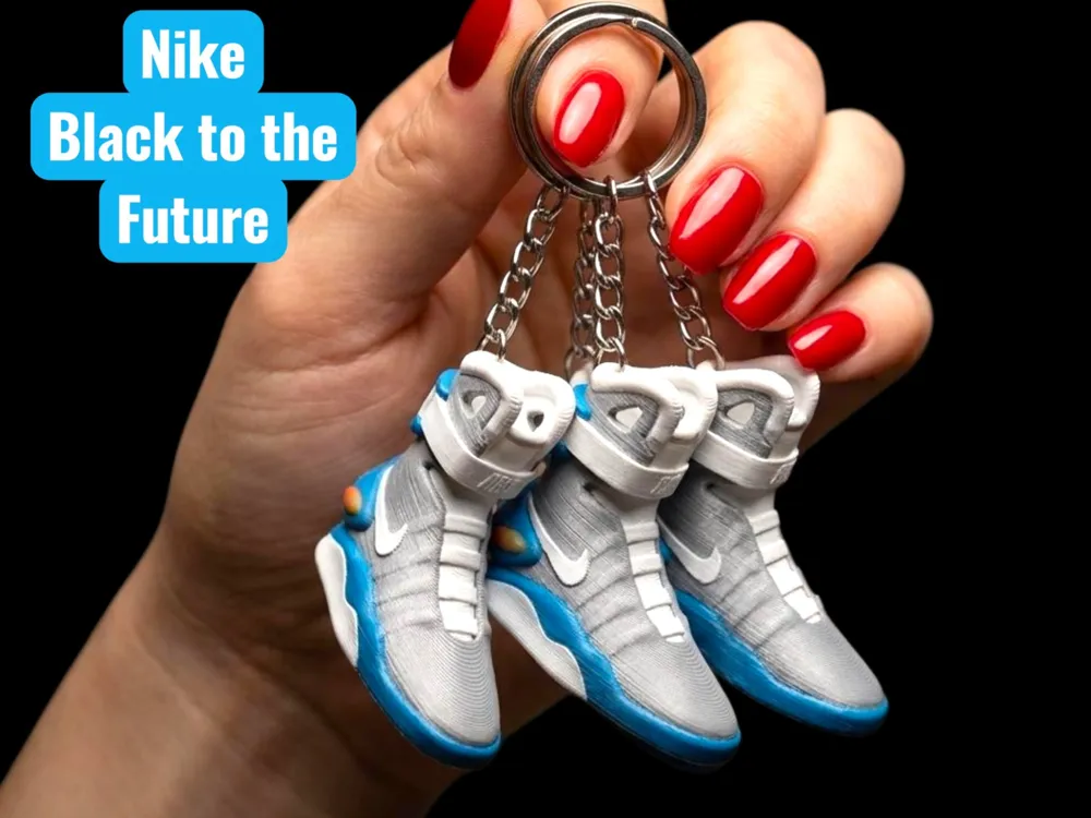 Modelo para impresión 3D: Nike Mag (Back to the future). Referencia del modelo original.