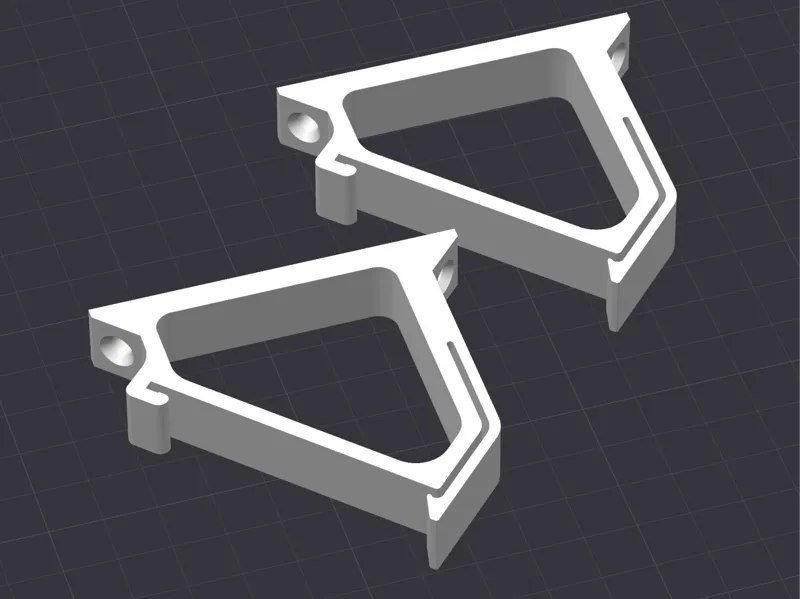 Patch Panel 45 degree mounting bracket