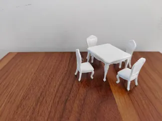 迷你餐桌，迷你椅子，迷你玩具