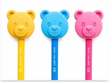 Accesorio para filamento: Cute Bear Pencil Topper — vista de referencia 3