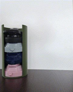 Holder for shaker lids