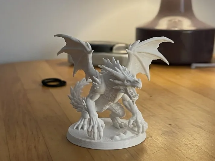 Fantasy Dragon - Free 3D Print Model - MakerWorld