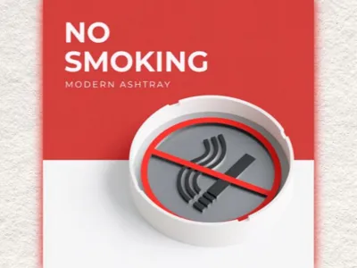 Ashtray no smoking