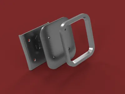 Italian license plate holder for Kukirin G2 Master scooter