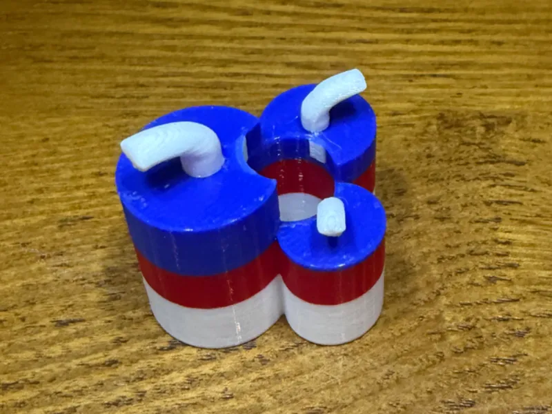 Firecracker Straw Topper
