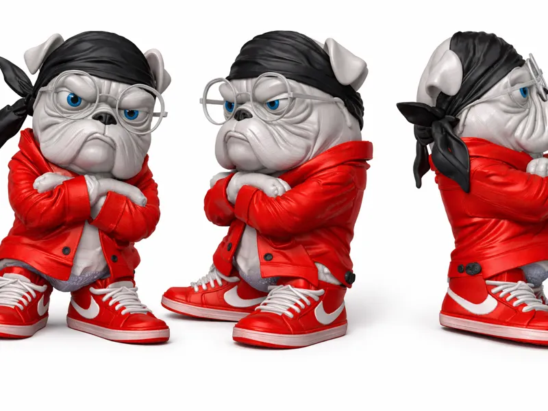 Street hip-hop Bulldog 
