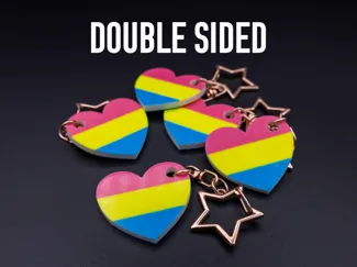 Pan Heart Keychain AMS