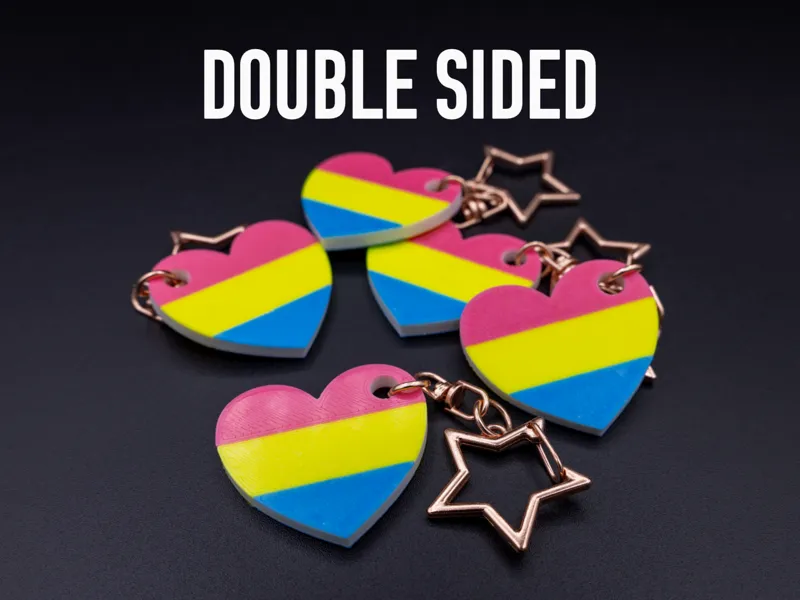 Pan Heart Keychain AMS