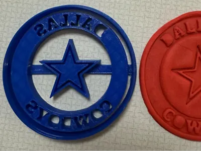 Dallas Cowboys Cookie Cutter + Stamper