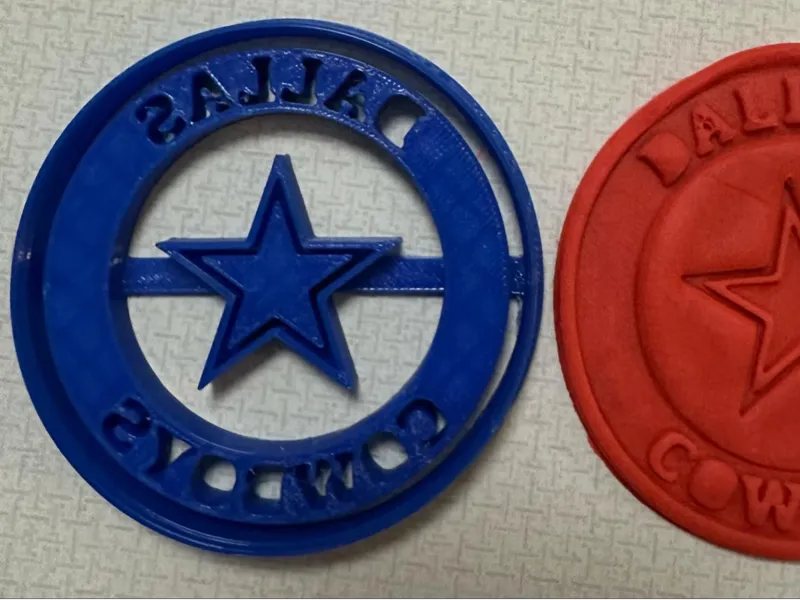 Dallas Cowboys Cookie Cutter + Stamper