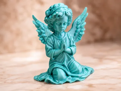 Praying Angel Figurine – Cute Home Decor Statue 