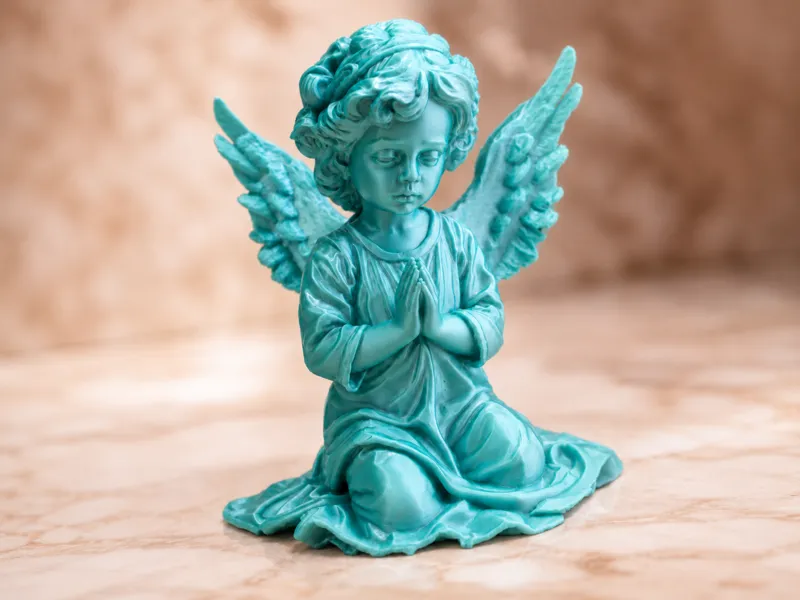 Praying Angel Figurine – Cute Home Decor Statue 