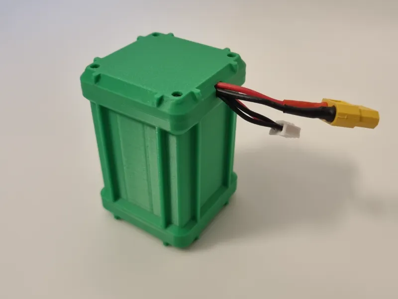 Rugged box 18650 battery 2s2p