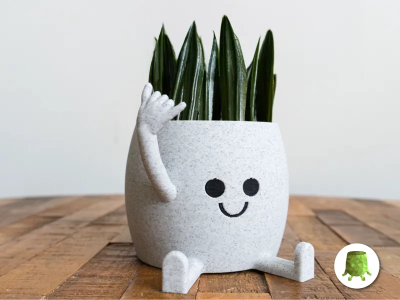 Happy Sitting Pot Surf Hand