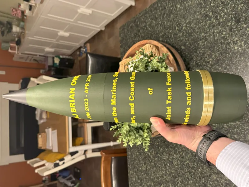 M107 155mm Artillery Round - Whiskey Bottle Holder