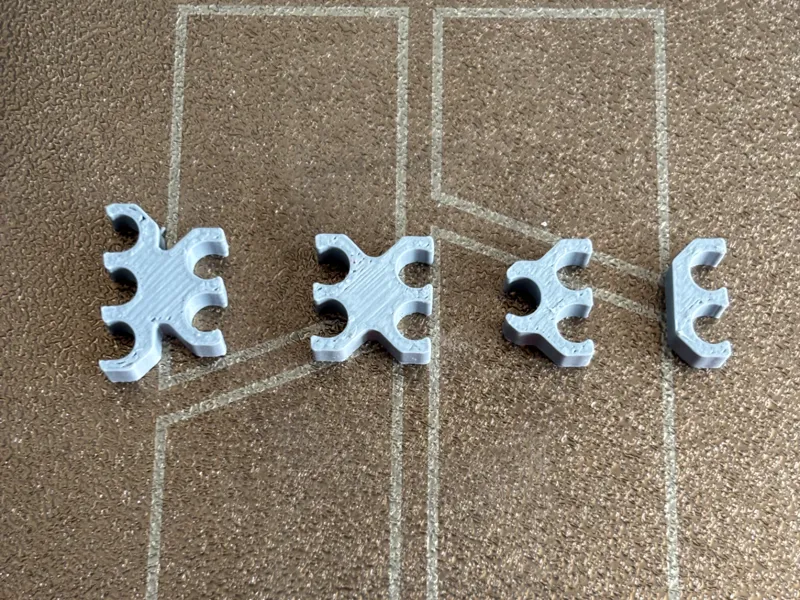 Bambu Lab A1/A1 mini PTFE tube clip set (4 types)