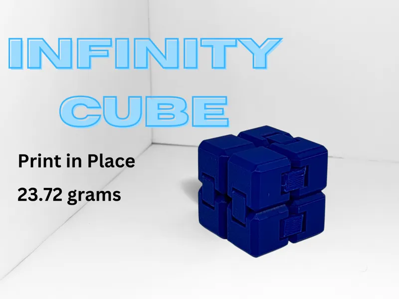 Infinity Cube Fidget Toy (Print in Place)