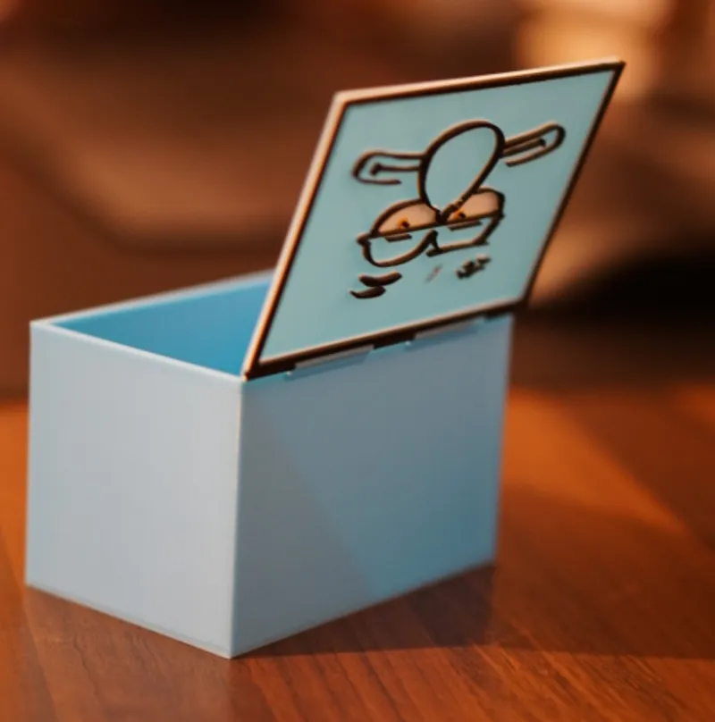 Container Squidward Lid from Spongebob Multicolor