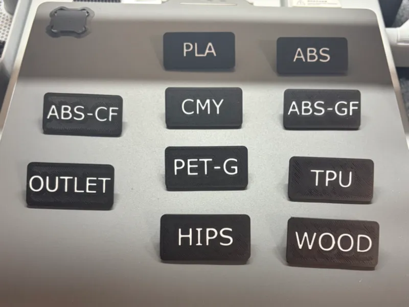 Filament Rack ID Tags