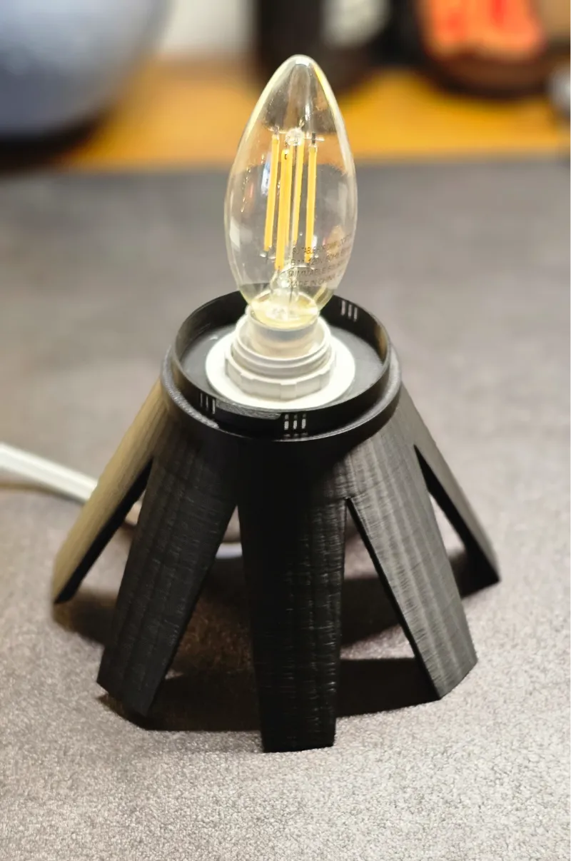E12 light bulb stand converter Bambu Light kit