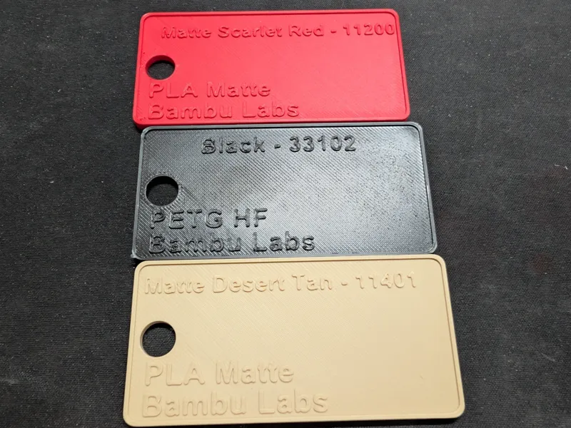 Filament Swatches