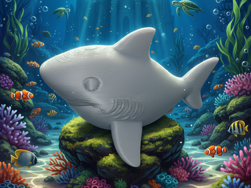 Requin calme des mers