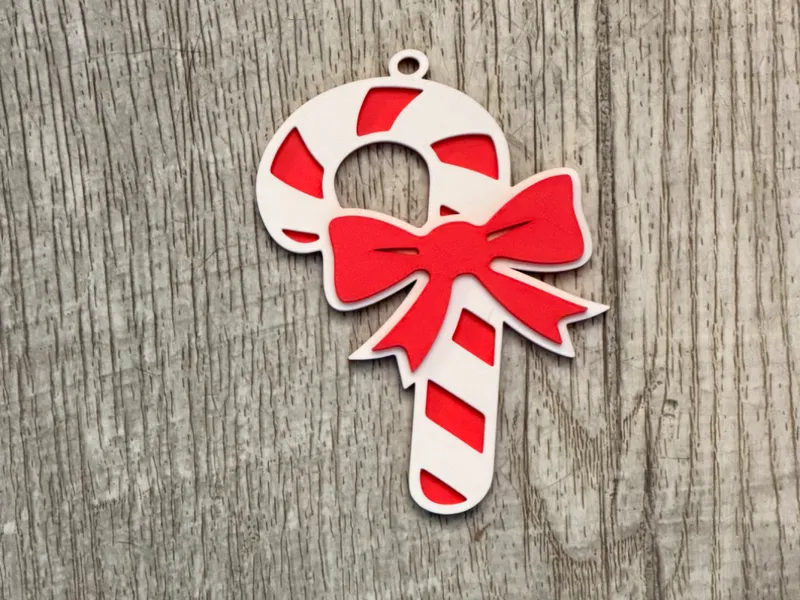 Christmas Candy Cane Ornament