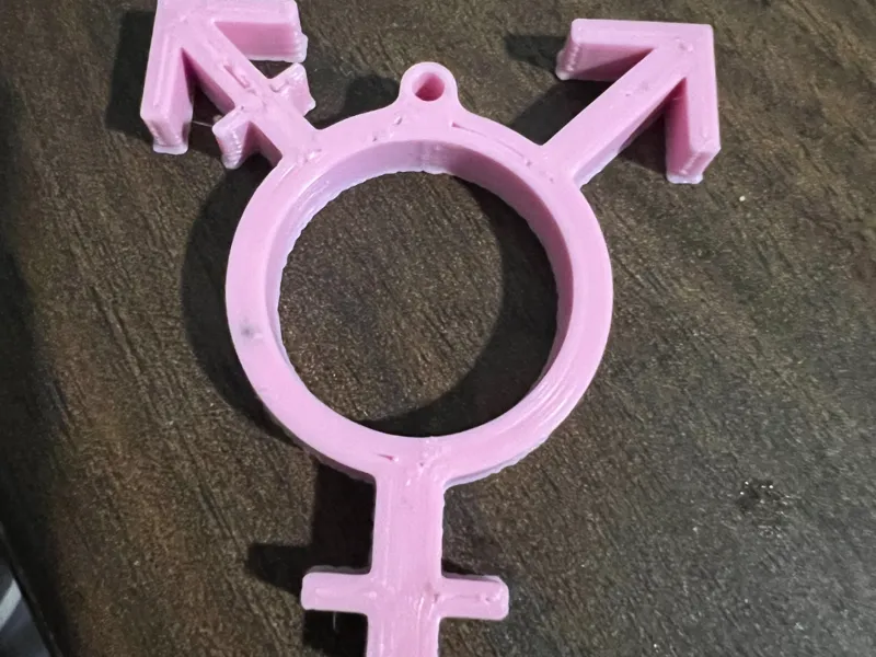 Transgender Keychain
