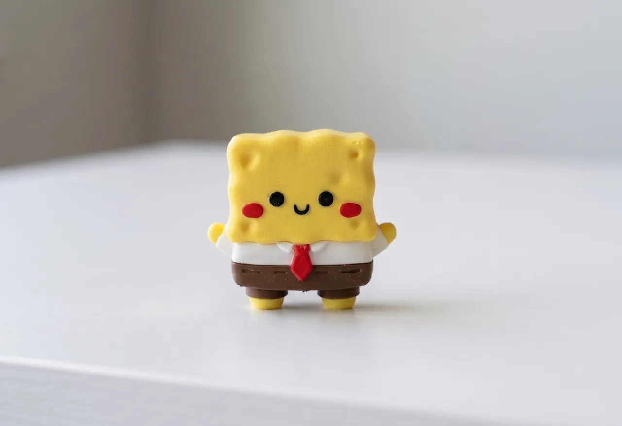Spongebob Patrick Squidward chibi toy view 2