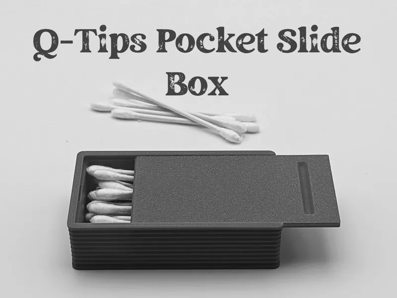Q-Tips Pocket Slide Box