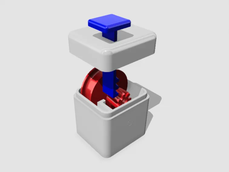Mechanical Button Rope Puller [demonstration]