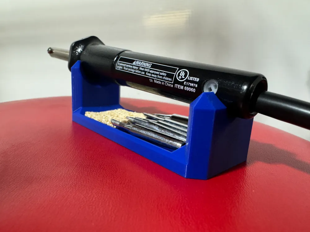 Universal Soldering Iron Stand (Support Free) by barbasnoo - MakerWorld