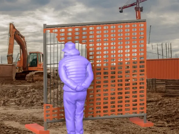Filet de chantier pour umarell