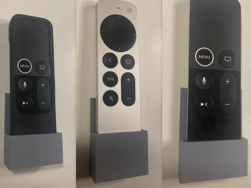 Apple TV remote - wall holder
