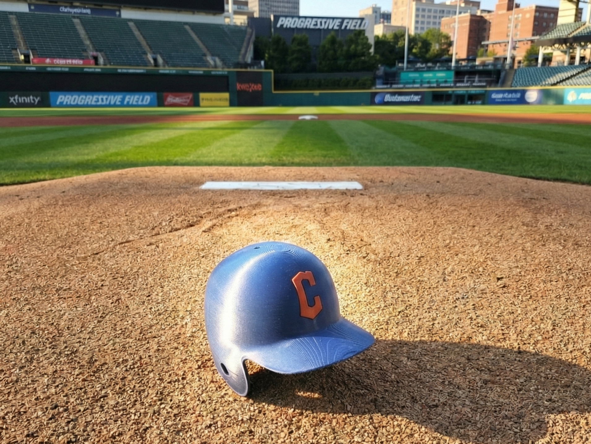 Cleveland Guardians Miniature Helmet