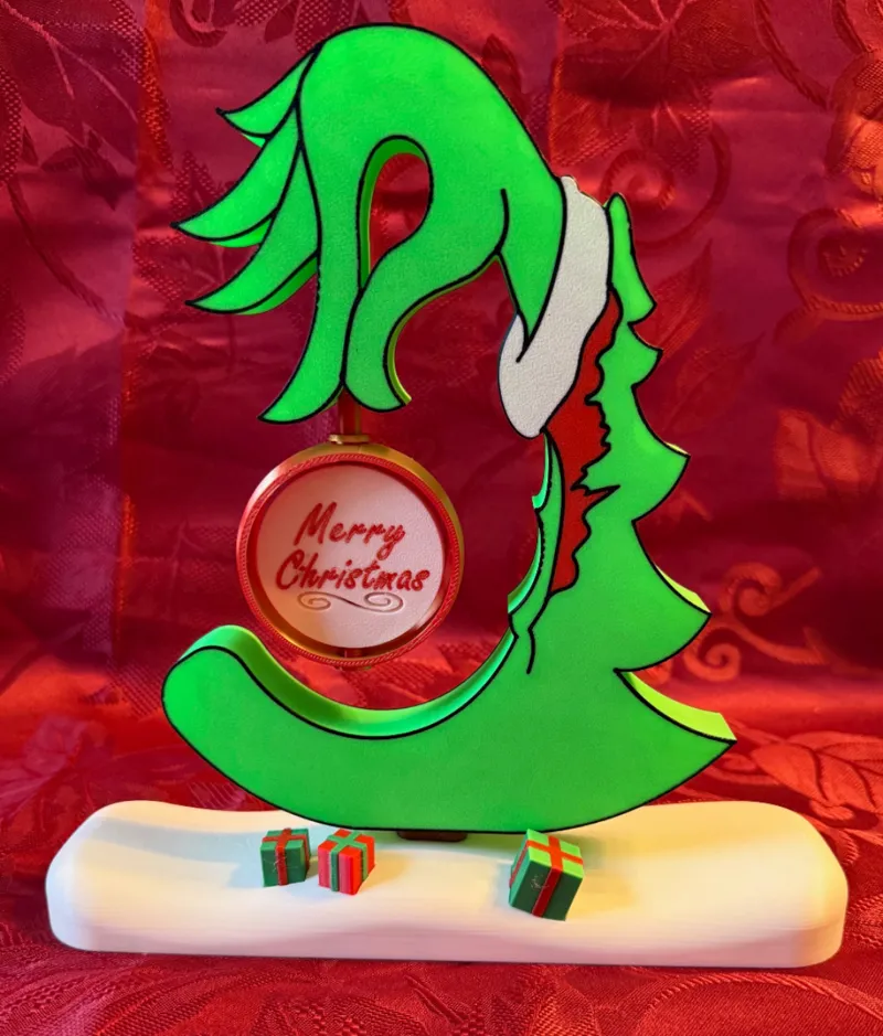 Grinch Hand Tree
