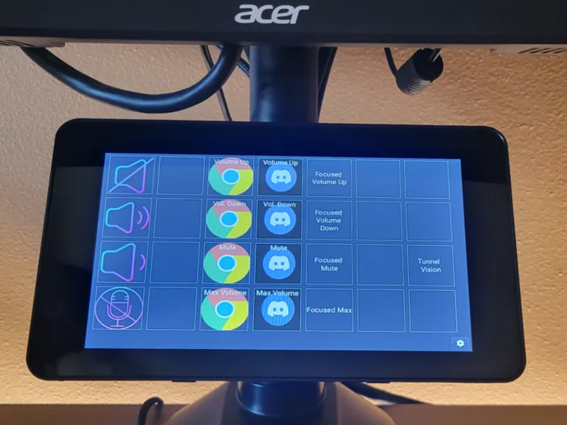 Pi 7" Touchscreen Mount