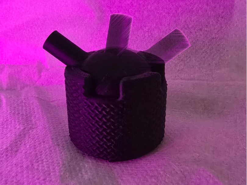Locking ball joint movable fidget - no supports