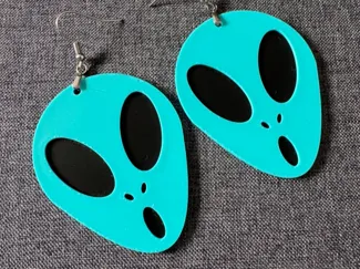 DanDaDan Momo Ayase Alien Earrings