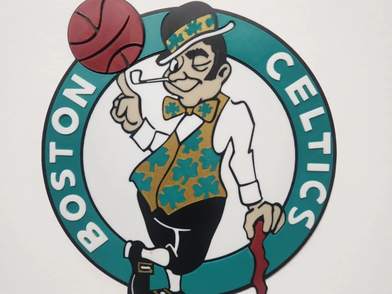 Boston Celtics NBA Wall Plaque